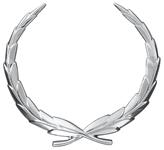 Emblem, Hub Cap Wreath, 1974-81 Eldo, 76-84 RWD, 63-66 Eldo Quarter Panel, Pair