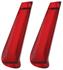 Lens, Tail Lamp, 1963 Cadillac, Tail Fin, Pair