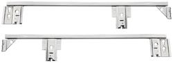 Window Channels, 1959-60 Bonn/Cat/Cad, 2dr CPE/CNV, Lower, Pair