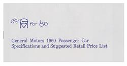 Booklet, New Car Retail, 1960 Cadillac/Pontiac