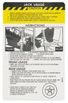 Decal, Jacking Instructions, 1975 Cadillac exc. Eldorado, In Trunk, GM # 1606753