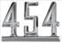 Emblem, Fender, 454, 1965-67 Chevelle/El Camino, Pair