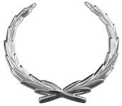 Emblem, Wreath, 1963-84 Cadillac, Hub Cap/Quarter Panel