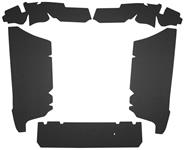 Trunk Side Panels, Gray Panelboard, 1961 Cadillac, 2-Door Hardtop, 5-Piece