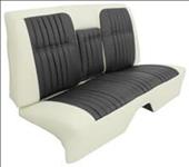 Seat Upholstery, 1960 Deville, Coupe Rear w/ Armrest, Leather