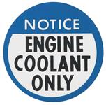 Decal, Engine Coolant Only, 1978-82 G Body, GM # 44265327