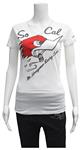 Shirt, Women’s V-Neck, So Cal Mr. Horsepower, White