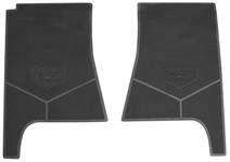 Floor Mats, Rubber, 1968-69, El Camino, Block Letter w/ Bowtie