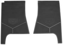 Floor Mats, Rubber, 1970, El Camino, Block Letter w/ Bowtie