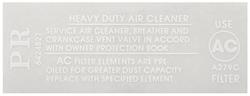 Decal, 68 Pontiac, Air Cleaner, 400 4V/428 4V, White