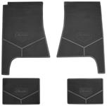 Floor Mats, Rubber,  1968-69 Chevelle, Script