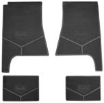 Floor Mats, Rubber, 1970-72 Chevelle, Script