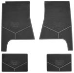 Floor Mats, Rubber,  1970-72 Chevelle, Script With SS