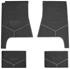 Floor Mats, Rubber, 1968 Oldsmobile 442 W-30, Standard Logo