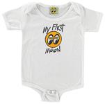 Baby Romper, 24MO, Mooneyes, White