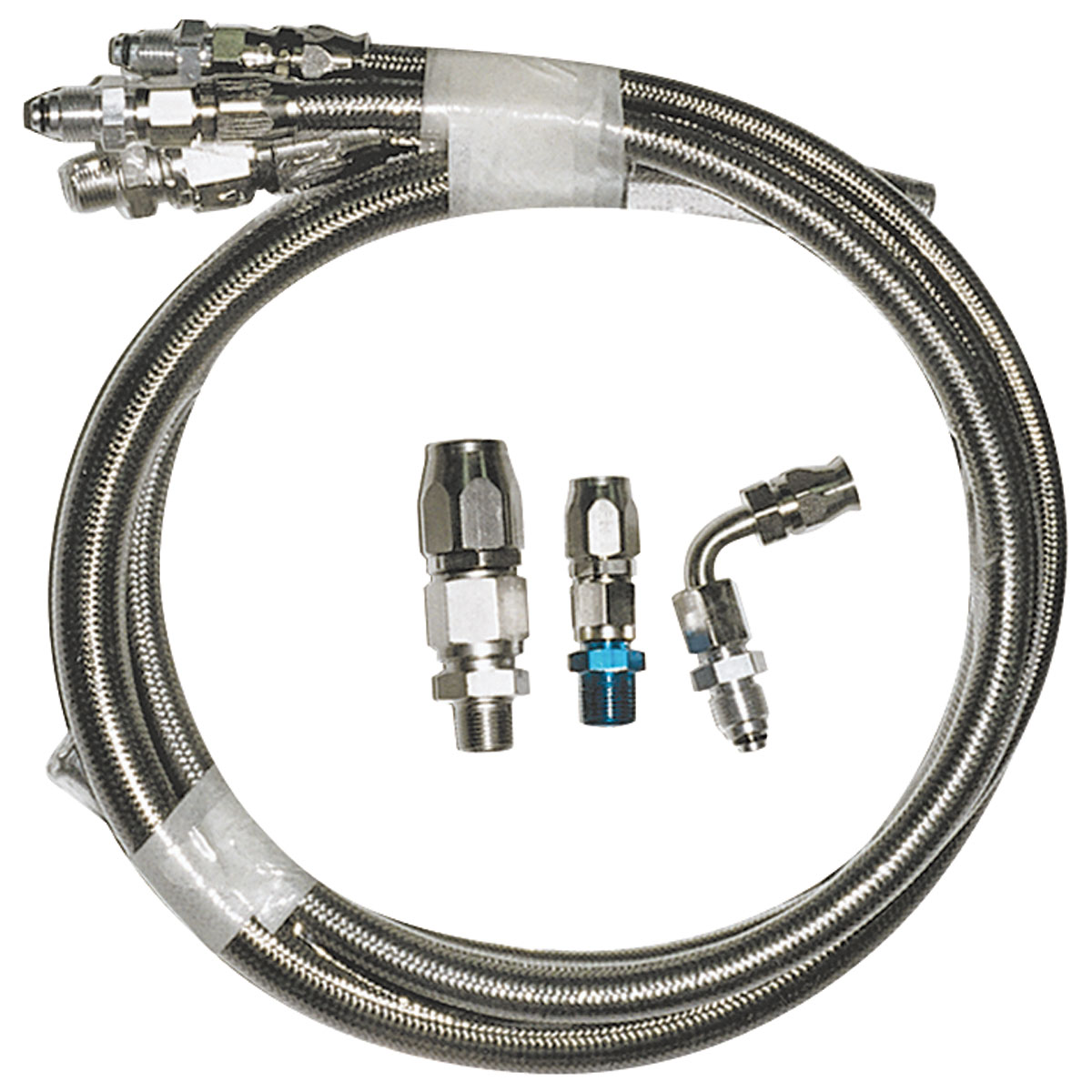 March Performance P3222 GM Pump Reusable Ends Power Steering Hose Kit