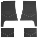 Floor Mats, Rubber, 1968-69 Cutlass Supreme, Standard Script