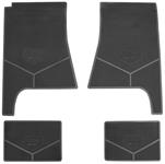 Floor Mats, Rubber, 1969 Cutlass W-31, Standard Script