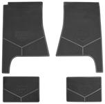 Floor Mats, Rubber, 1970 Cutlass SX, Standard Script