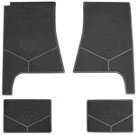 Floor Mats, Rubber, 1970 Cutlass W-31, Standard Script