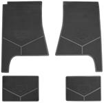 Floor Mats, Rubber, 1971 Cutlass SX, Standard Script