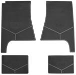 Floor Mats, Rubber, 1971-72 Cutlass S, Standard Script