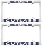 License Plate Frame, 1964 Cutlass