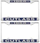 License Plate Frame, 1966 Cutlass