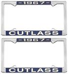 License Plate Frame, 1967 Cutlass