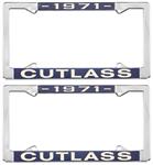 License Plate Frame, 1971 Cutlass