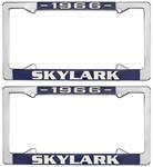 License Plate Frame, 1966 Skylark