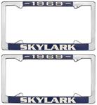 License Plate Frame, 1969 Skylark