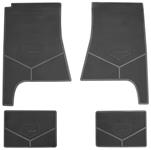 Floor Mats, Rubber, 1970-72 Buick, Skylark Custom