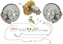Disc Brake Kit, Front, 1967 A-Body, Drop Spindle, OE Booster, 11" Rotors