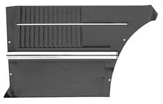 Side Panels, 1968-69 Cutlass S & 442, Holiday Coupe Rear, DI