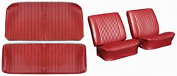 Seat Upholstery Kit, 1964 Chevelle, Front Buckets/Coupe Rear LEG