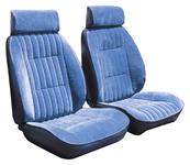 Seat Upholstery, 1984-87 El Camino, Reclining Front Buckets, Regal Cloth