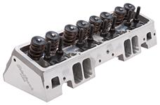 Cylinder Head, Edelbrock, E-CNC, 225CC, SB Chevy, MR, Complete