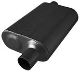 Muffler, Flowmaster, 40 Series, 2-1/4", Offset Inlet/Outlet, 409S