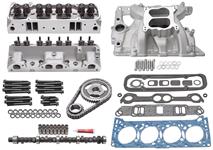 Power Package, Top End, Edelbrock, Pontiac 389-467, 87CC Heads