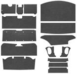 Insulation Set, Complete, Quietride, AcoustiShield, 1965-69 Corvair, 4-Dr Sedan