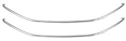 Trim, Armrest, 1961-65 Corvair FC, Stainless-PR