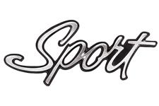 Emblem, Trunk Lid, 1968-72 LeMans, "Sport"