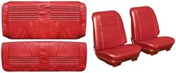 Seat Upholstery Kit, 1967 Chevelle/Beaumont, Front Buckets/Coupe Rear LEG