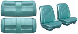 Seat Upholstery Kit, 1967 Chevelle/Beaumont, Front Buckets/Convertible Rear PUI