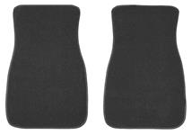 Floor Mats, Raylon, 1964-73 w/o Logo, Front Only