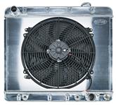 Radiator/Fan Combo, Aluminum Cold-Case, 1961-66 Bonn/Cat, 1962-64 Grand Prix, AT