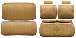 Seat Upholstery Kit, 1970 CH, Front Split Bench/Convertible Rear, Leatherette