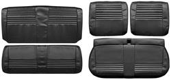 Seat Upholstery Kit, 1967 Chevelle, Front Split Bench/Coupe Rear, Leatherette