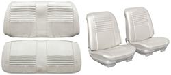 Seat Upholstery Kit, 1967 Chevelle, Front Buckets/Convertible Rear, Leatherette